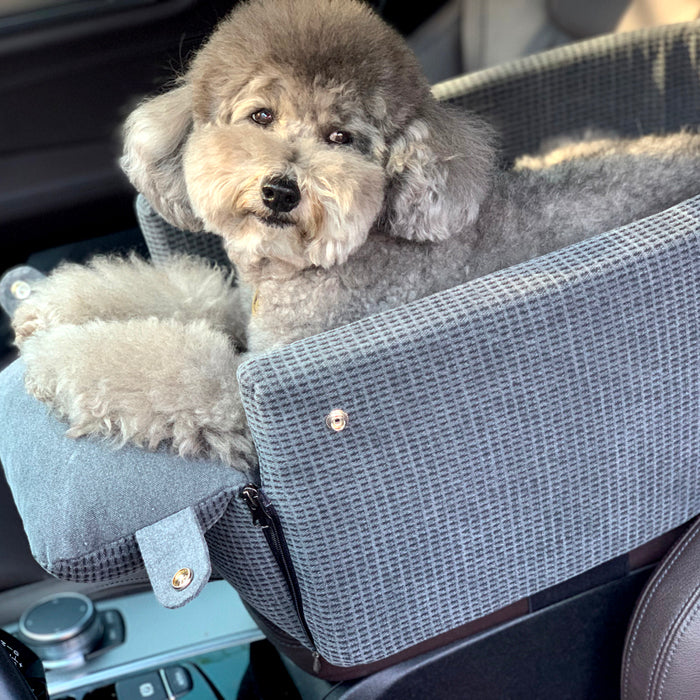 DUGROO 控制台盒狗汽車安全座椅 XL-Slim [木炭色]