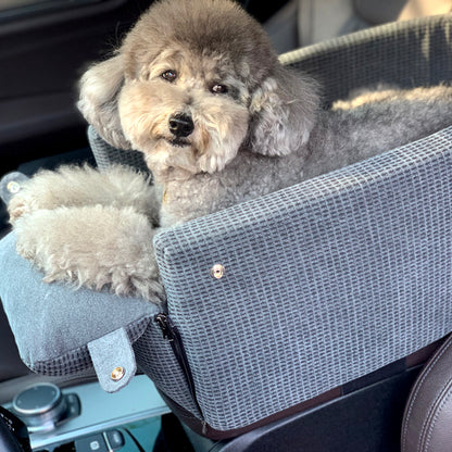 DUGROO 控制台盒狗汽車安全座椅 XL-Slim [木炭色]