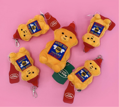 Fresh Plush - Honey Bee Syrup Keyring