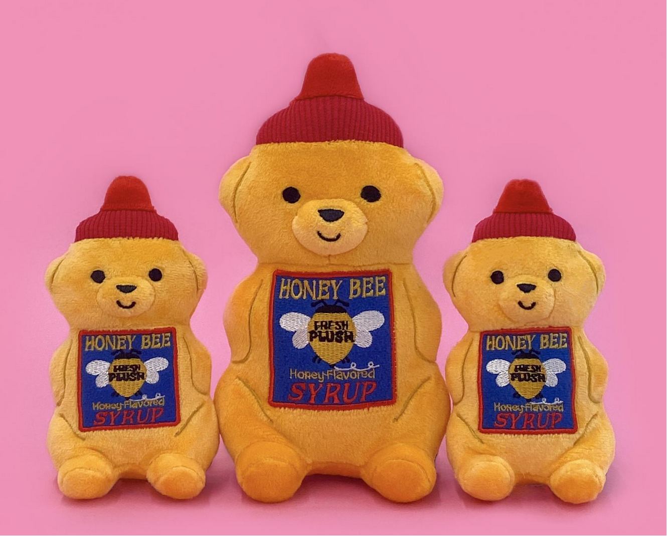 Fresh Plush - Honey Bee Syrup Keyring