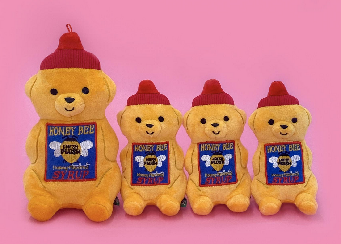 Fresh Plush - Honey Bee Syrup Keyring