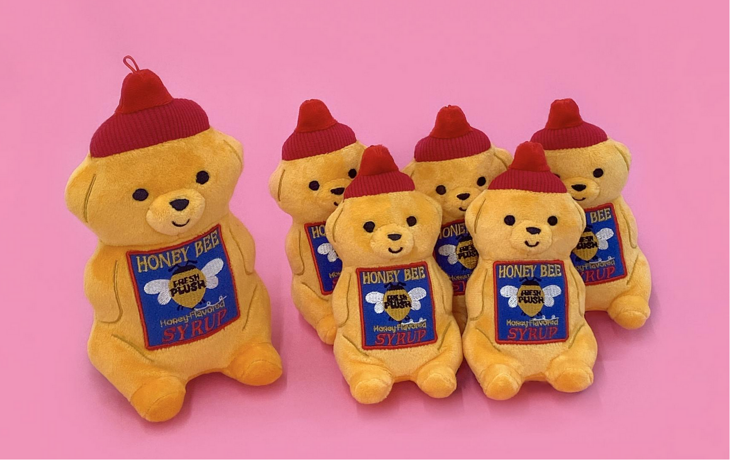 Fresh Plush - Honey Bee Syrup Keyring