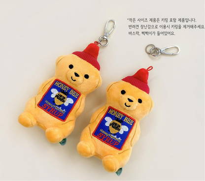 Fresh Plush - Honey Bee Syrup Keyring