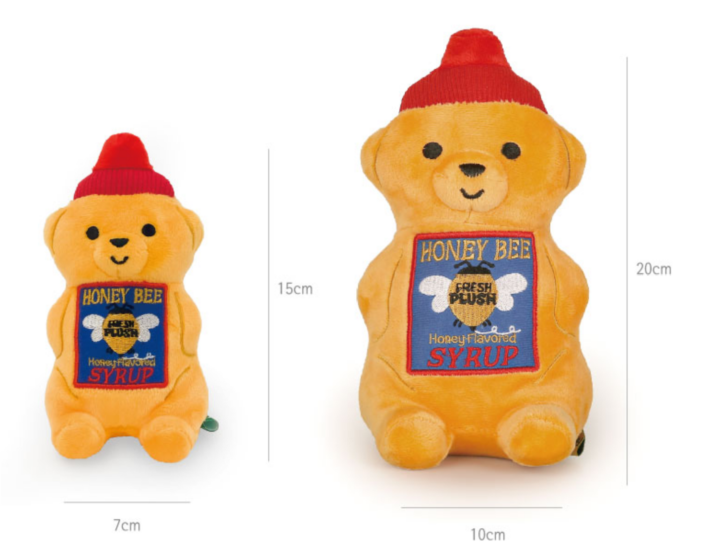 Fresh Plush - Honey Bee Syrup Keyring